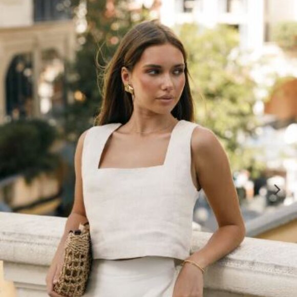 Petal & Pup Cream Wide Leg Jumpsuit - Picture 8 of 8